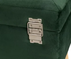 Glitzhome Velvet Suitcase Storage Stool -Living Room Furniture Store 810598947 A0 4