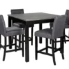 Garvine 5-Piece Counter-Height Dining Set 1 Garvine 5-Piece Counter-Height Dining Set -Living Room Furniture Store 810599360 3
