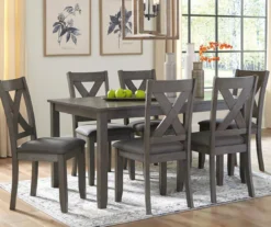Caitbrook 7-Piece Dining Set -Living Room Furniture Store 810599552