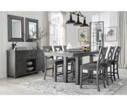 Myshanna Extension Leaf Counter-Height Dining Table 17 Myshanna Extension Leaf Counter-Height Dining Table -Living Room Furniture Store 810599581