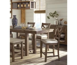 Moriville Extension Leaf Counter-Height Dining Table -Living Room Furniture Store 810599583 8