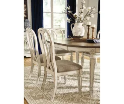 Raelyn Oval Extension Leaf Dining Table -Living Room Furniture Store 810599594 3