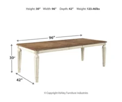 Raelyn Rectangular Extension Leaf Dining Table -Living Room Furniture Store 810599595 10