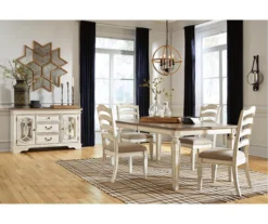 Raelyn Rectangular Extension Leaf Dining Table -Living Room Furniture Store 810599595