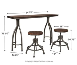 Odium 3-Piece Counter-Height Dining Set -Living Room Furniture Store 810599614 5