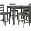 Fairview 5-Piece Counter-Height Dining Set -Living Room Furniture Store 810599624 2