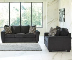 Wixon Black Loveseat -Living Room Furniture Store 810609733 810615988 A0