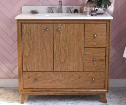 DHP Atwater Living Delias Bathroom Vanity With White Sink