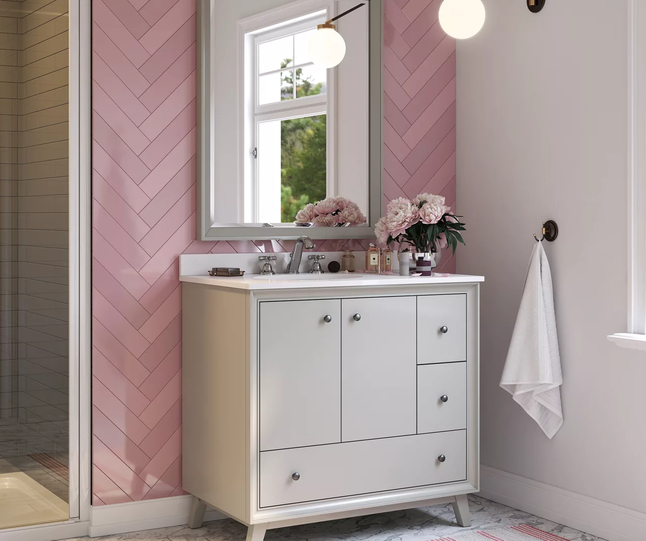 DHP Atwater Living Delias Bathroom Vanity With White Sink 14 DHP Atwater Living Delias Bathroom Vanity With White Sink - Image 12