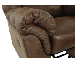 Bladen Coffee Faux Leather Rocker Recliner -Living Room Furniture Store 810612226 3