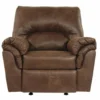 Bladen Coffee Faux Leather Rocker Recliner -Living Room Furniture Store 810612226 5