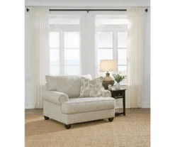 Asanti Gray Chair And A Half -Living Room Furniture Store 810612268 5