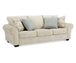 Haisley Ivory Queen Sleeper Sofa -Living Room Furniture Store 810612307 1