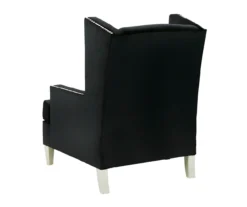 Harriotte Black Accent Chair -Living Room Furniture Store 810612309 2