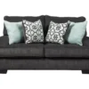 Charenton Charcoal Loveseat -Living Room Furniture Store 810612316 1