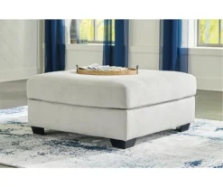 Lowder Stone Oversize Accent Ottoman -Living Room Furniture Store 810612351 3