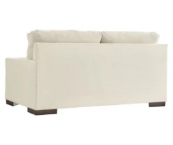 Maggie White Loveseat -Living Room Furniture Store 810612353 2