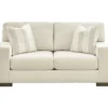 Maggie White Loveseat -Living Room Furniture Store 810612353 3