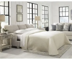 Traemore Linen Queen Sleeper Sofa -Living Room Furniture Store 810612378 3