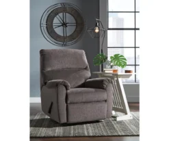 Nerviano Gray Zero Wall Recliner -Living Room Furniture Store 810612508 A0 1