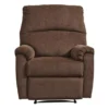 Nerviano Chocolate Zero Wall Recliner -Living Room Furniture Store 810612509 A0 3