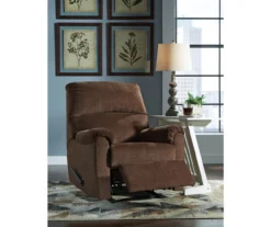 Nerviano Chocolate Zero Wall Recliner 10 Nerviano Chocolate Zero Wall Recliner -Living Room Furniture Store 810612509 A0 4