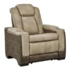 Next-Gen DuraPella Sand Power Zero Gravity Recliner With USB Charging -Living Room Furniture Store 810612539 1