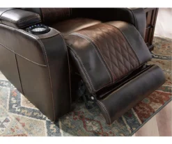 Composer Brown Faux Leather Power Recliner -Living Room Furniture Store 810612553 4