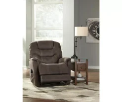 Ballister Gray Power Lift Recliner With USB Charging -Living Room Furniture Store 810612566 7
