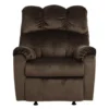 Foxfield Chocolate Rocker Recliner -Living Room Furniture Store 810612583 3
