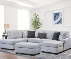 Parkdale Dove Storage Ottoman -Living Room Furniture Store 810615769 810615770 810616031 B0