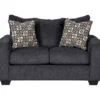 Wixon Black Loveseat -Living Room Furniture Store 810615988 A0 1