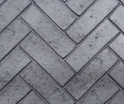 48" Faux Herringbone Mantel Electric Fireplace -Living Room Furniture Store 810617761 A8 1