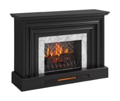 53.5" Black Petite Grand Electric Fireplace Console -Living Room Furniture Store 810617767 A0 2