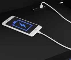 59.5" Black CoolGlow Electric Fireplace & Fan Console -Living Room Furniture Store 810620259 A8 1