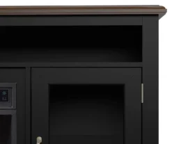 59.5" Black CoolGlow Electric Fireplace & Fan Console -Living Room Furniture Store 810620259 A8 2