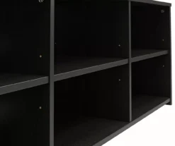 60" Capstan Black Oak TV Stand -Living Room Furniture Store 810621023 A0 4