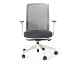 Atto Off-White & Gray Office Chair