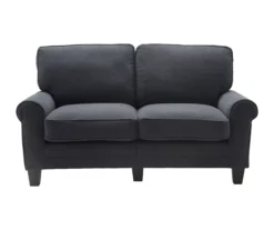 Copenhagen Charcoal Loveseat -Living Room Furniture Store 810659173 A0 6