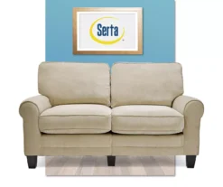 Copenhagen Tan Loveseat -Living Room Furniture Store 810659210 A0 2