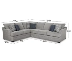 Broyhill Naples Living Room Sectional -Living Room Furniture Store combo330002 2