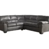 Signature Design By Ashley Bladen Slate 2-Piece Faux Leather Sectional With Left-Facing Loveseat -Living Room Furniture Store combo760022