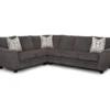 Broyhill Rotherton Dark Gray Sectional -Living Room Furniture Store combo770001