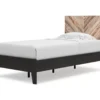 Signature Design By Ashley Piperton Black Twin Panel Platform Bed -Living Room Furniture Store combo790005