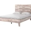 Signature Design By Ashley Neilsville Whitewash Queen Panel Platform Bed -Living Room Furniture Store combo790025