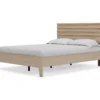 Signature Design By Ashley Oliah Queen Panel Platform Bed -Living Room Furniture Store combo790027