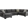 Signature Design By Ashley Ambee 3-Piece Sectional With Left-Facing Chaise -Living Room Furniture Store combo860014