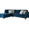 Signature Design By Ashley Trendle Blue Sectional With Left-Facing Chaise 2 Signature Design By Ashley Trendle Blue Sectional With Left-Facing Chaise -Living Room Furniture Store combo860084