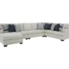 Signature Design By Ashley Lowder Stone 5-Piece Sectional With Left-Facing Chaise -Living Room Furniture Store combo870014
