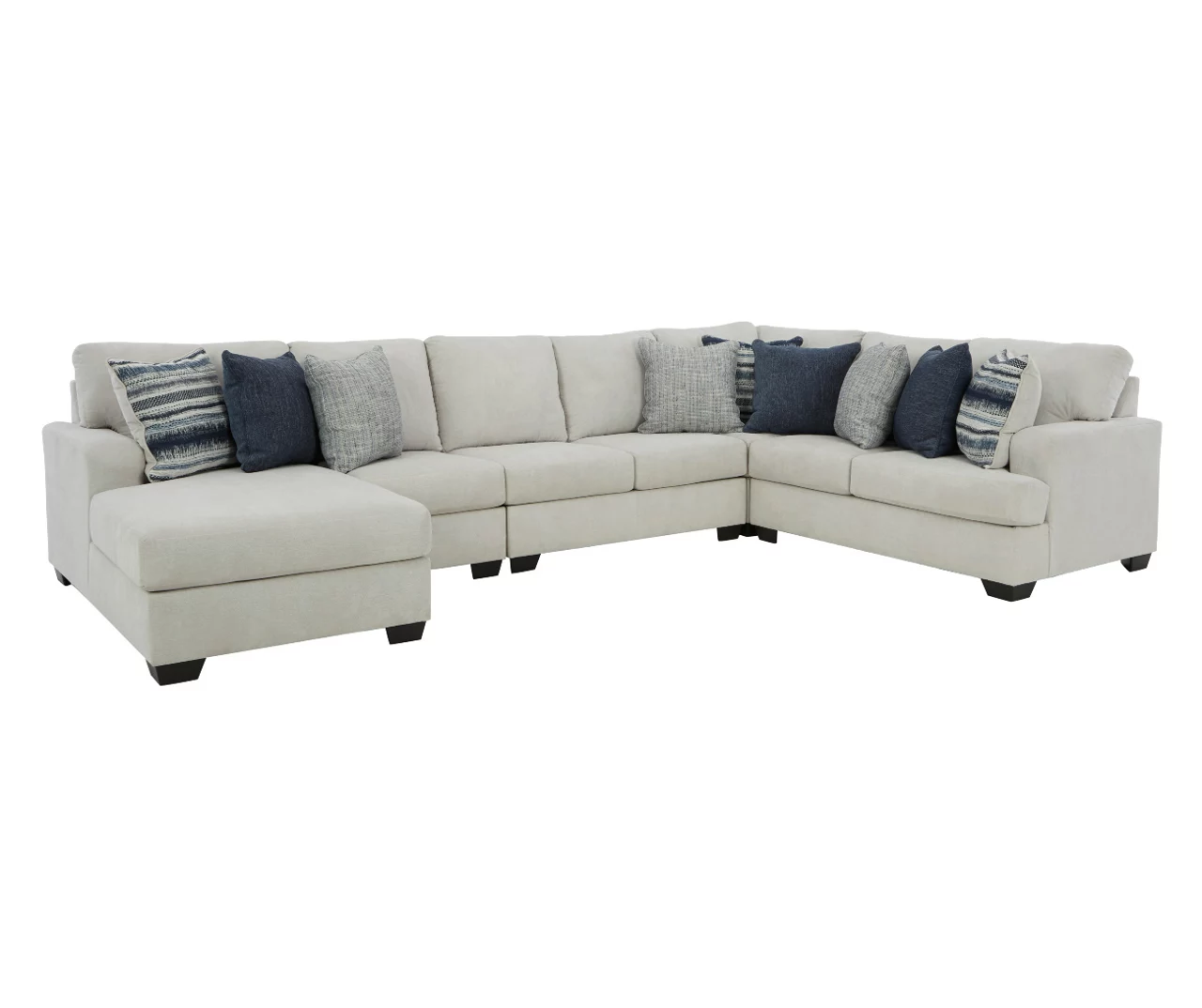 Signature Design By Ashley Lowder Stone 5-Piece Sectional With Left-Facing Chaise 3 Signature Design By Ashley Lowder Stone 5-Piece Sectional With Left-Facing Chaise